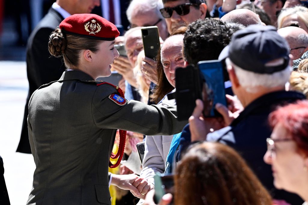 La princesa Leonor en Zaragoza