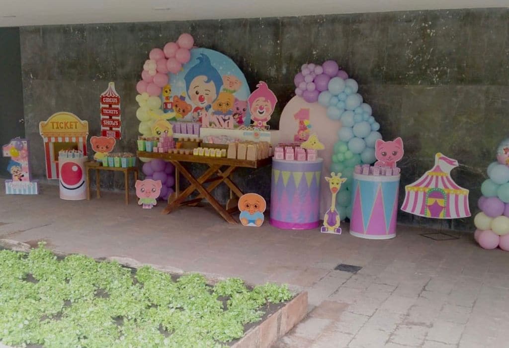 La mesa de dulces.