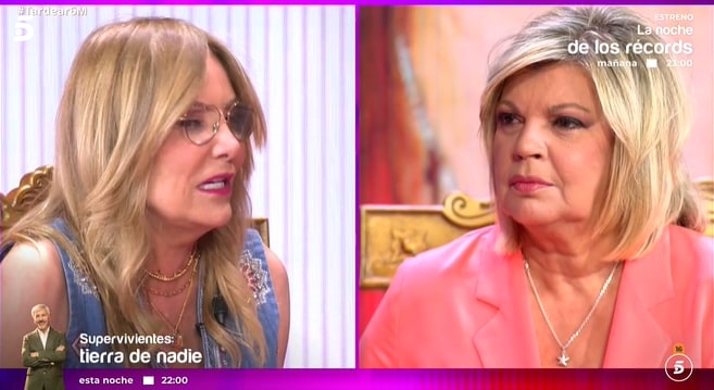 El cara a cara de Terelu campos y Belén Rodríguez