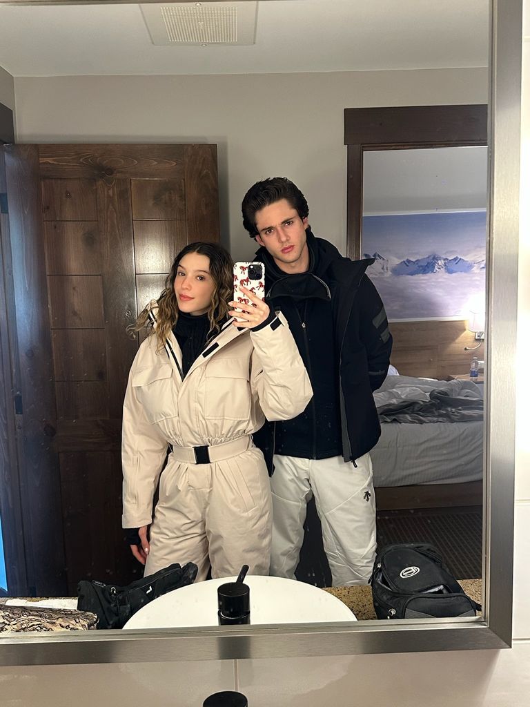 Mía y Tarik Othón en Mont-Tremblant, Canadá