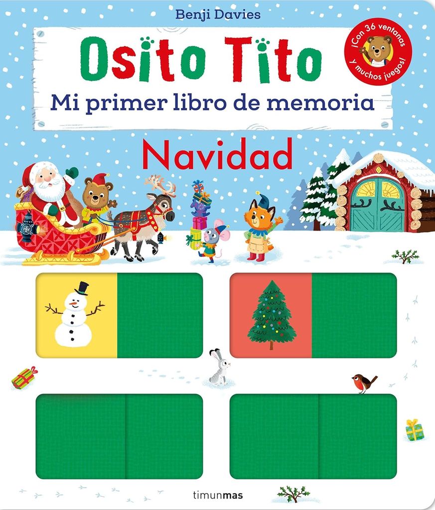 ‘Osito Tito. Mi primer libro de memoria. Navidad’, de Benji Davies