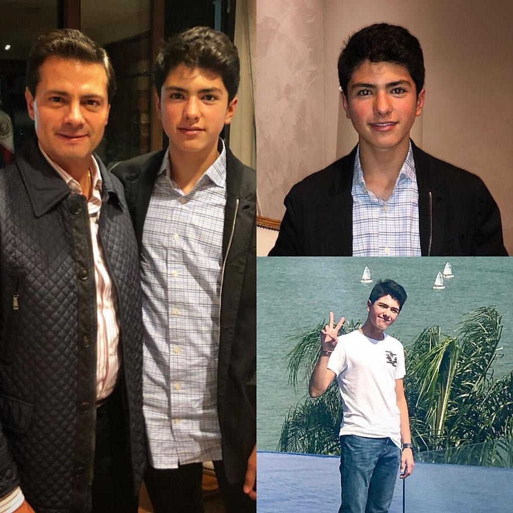 En 2018, Enrique Peña Nieto publicó estas imágenes por el cumpleaños 16 de Diego