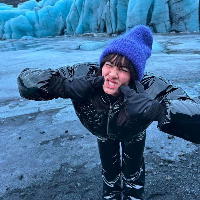 Aitana, feliz en Islandia, donde grabó su última canción con Yatra