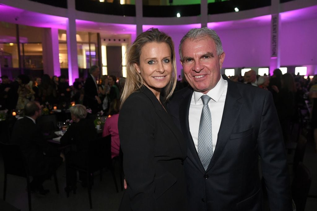 Carsten Spohr, CEO de Lufthansa, con su esposa, Vivian, en Munich