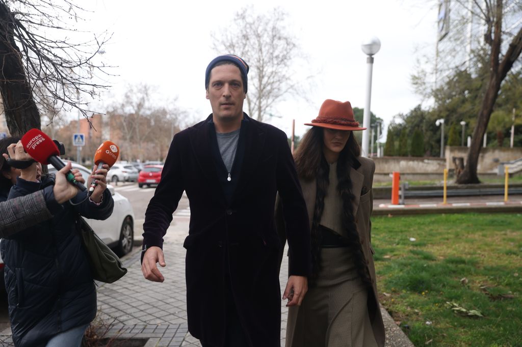 Luis Medina arriving trial to Mascarilla Case in Madrid on Wednesday, 19 March 2025.