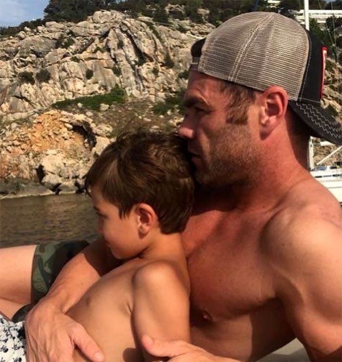 Fonsi Nieto y su hijo Lucas