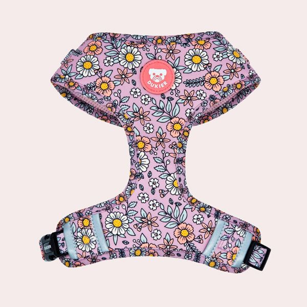 Dukier Flower Power Arnés Ajustable para perros