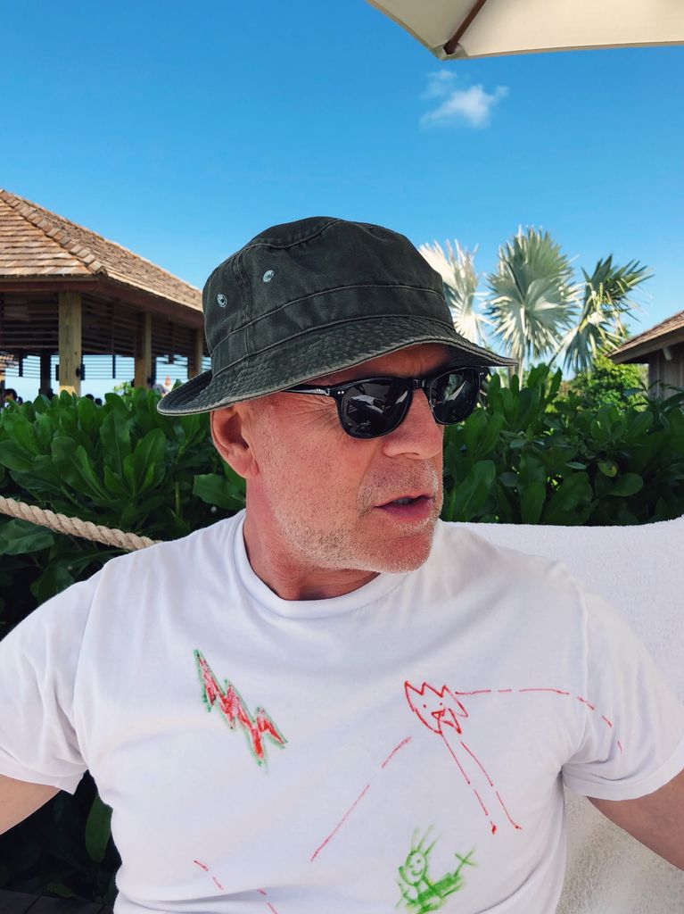 Imagen de Bruce Willis con la que su esposa ha querido destacar la Semana Mundial de la Concienciación de la 