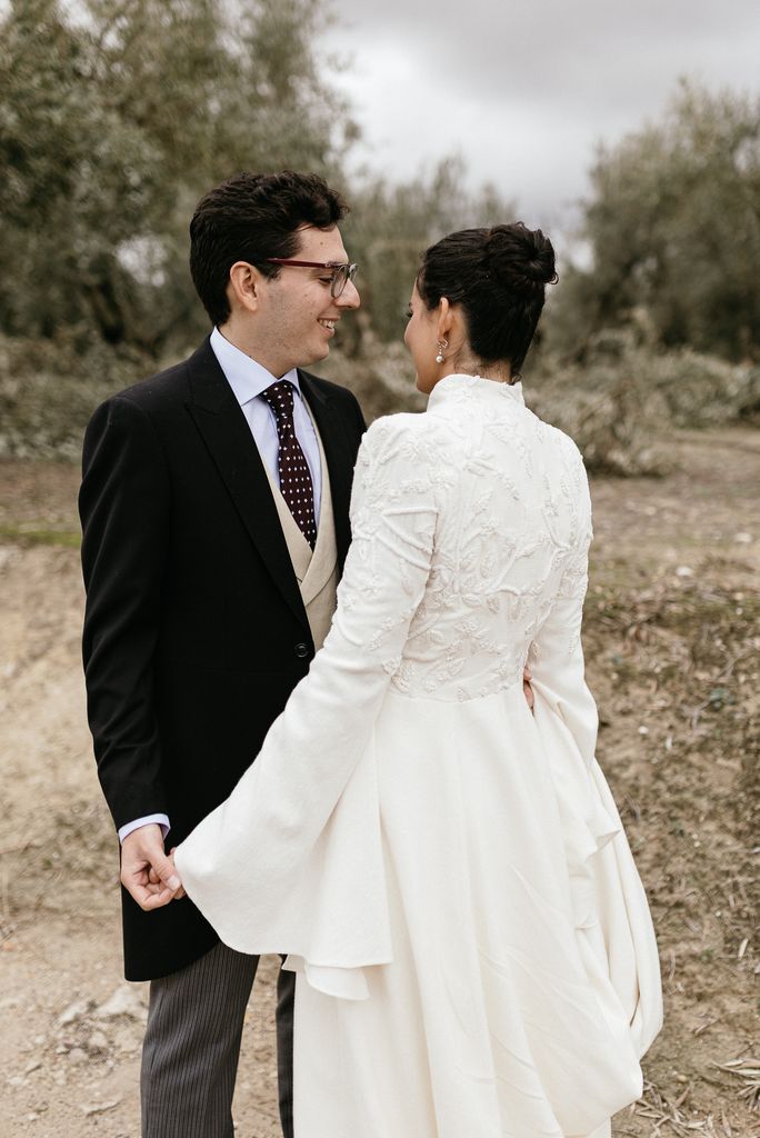 Moño alto para novias