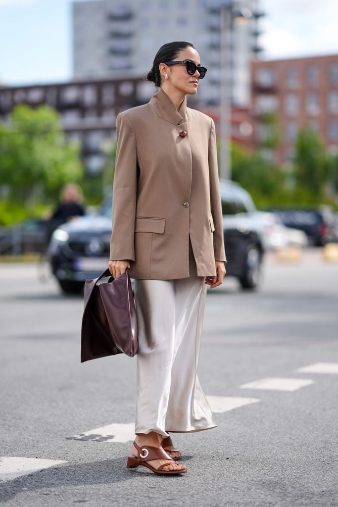 Invitada en 'street style' de Copenhague