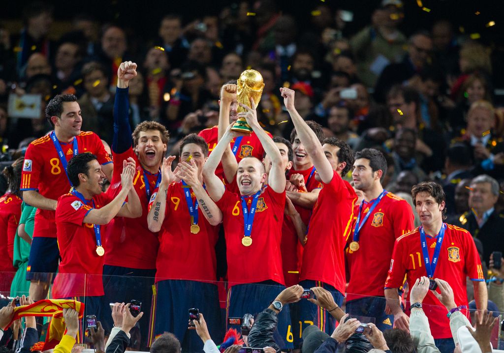 España se hizo de su primera Copa del Mundo en 2010.