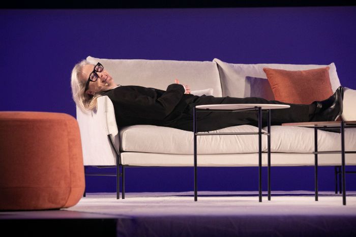  Meryl Streep durante una charla con Antonio Banderas en Asturias