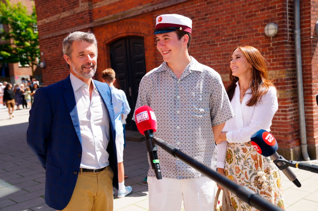 Christian de Dinamarca ha declarado estar 'feliz' tras terminar el instituto