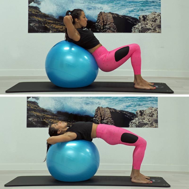 Ejercicios con 'fitball' para tonificar tu cuerpo