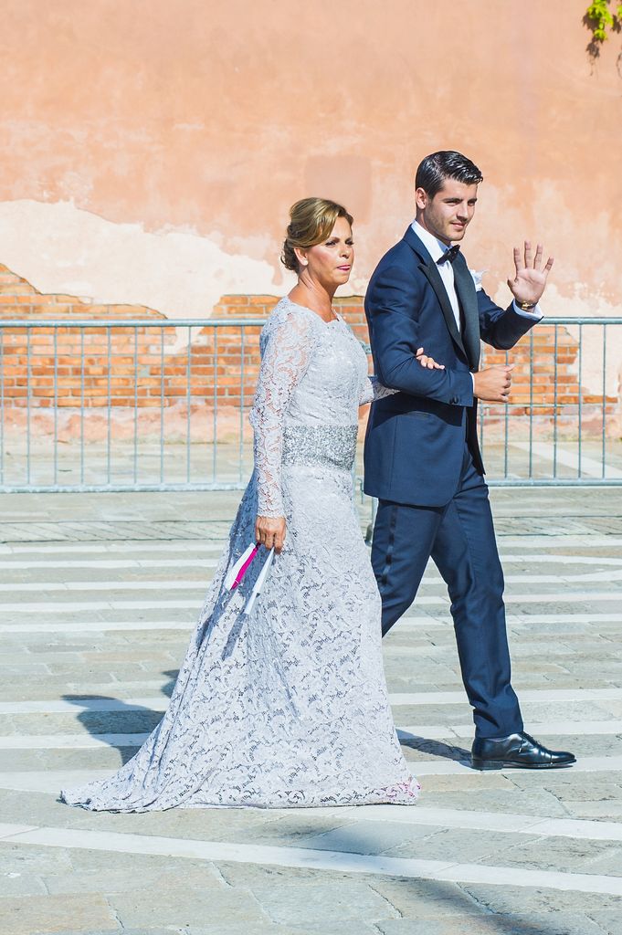 Alice Campello y Álvaro Morata el día de su boda