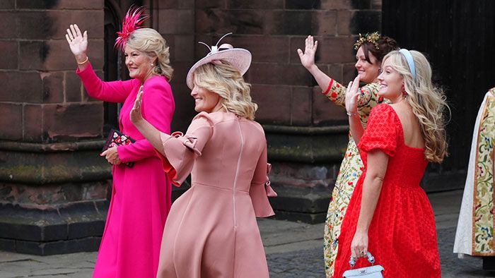 El importante papel de la madre y las hermanas de Hugh Grosvenor el día de su boda