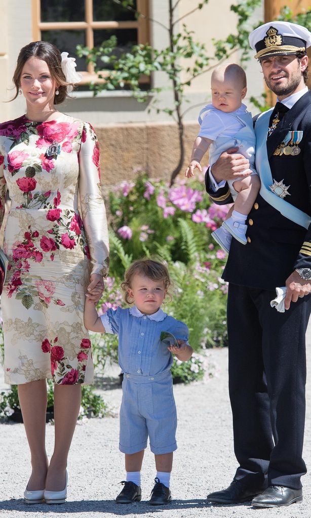 christening of princess adrienne of sweden