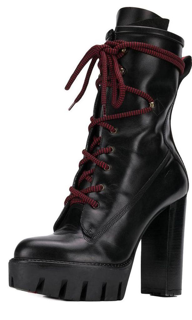 logo tape platform boots de dsquared2