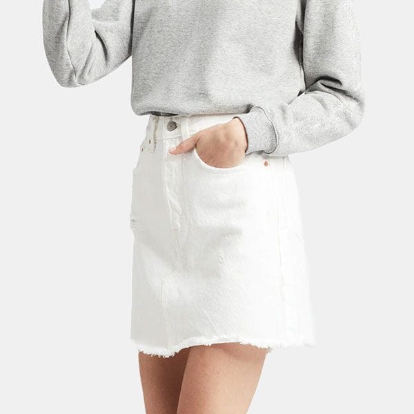 minifalda blanca