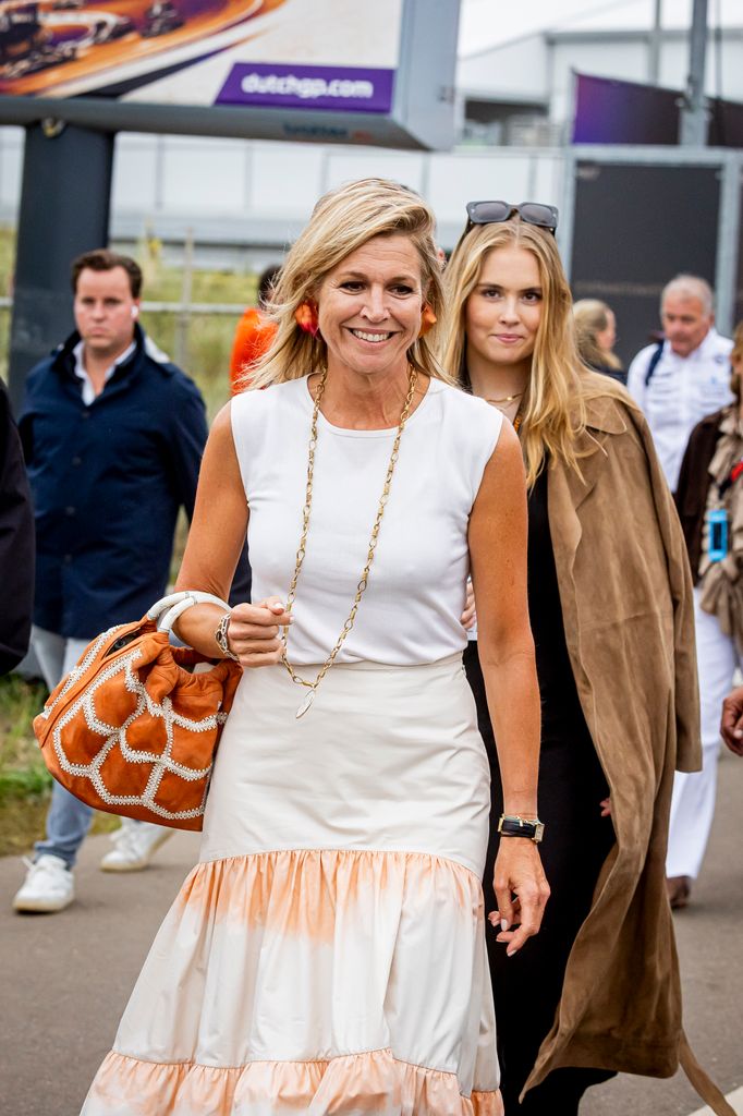 Máxima de Holanda en el Gran Premio de Fórmula 1 de los Países Bajos en Zandvoort 2025