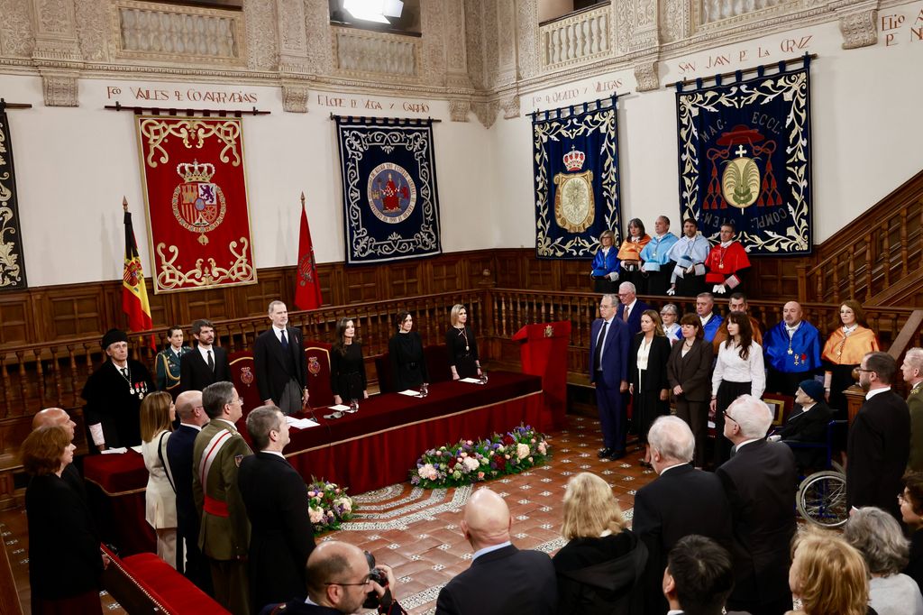 Los reyes Felipe y Letizia en el premio Cervantes 2024 que se ha entregado a Álvaro Pombo 