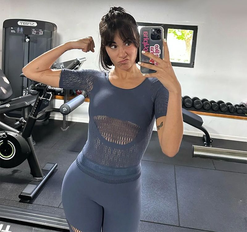 Aitana en el gimnasio