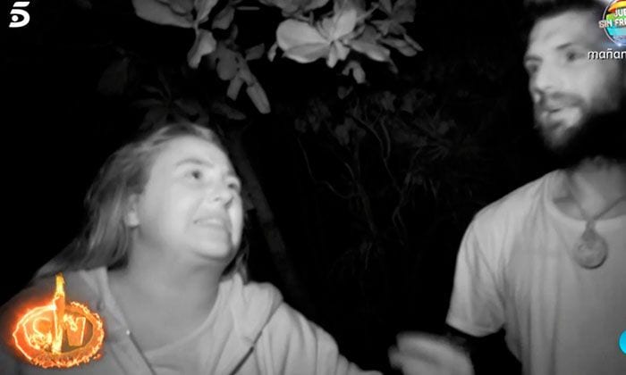 Rocío Flores y Albert Barranco en Supervivientes 