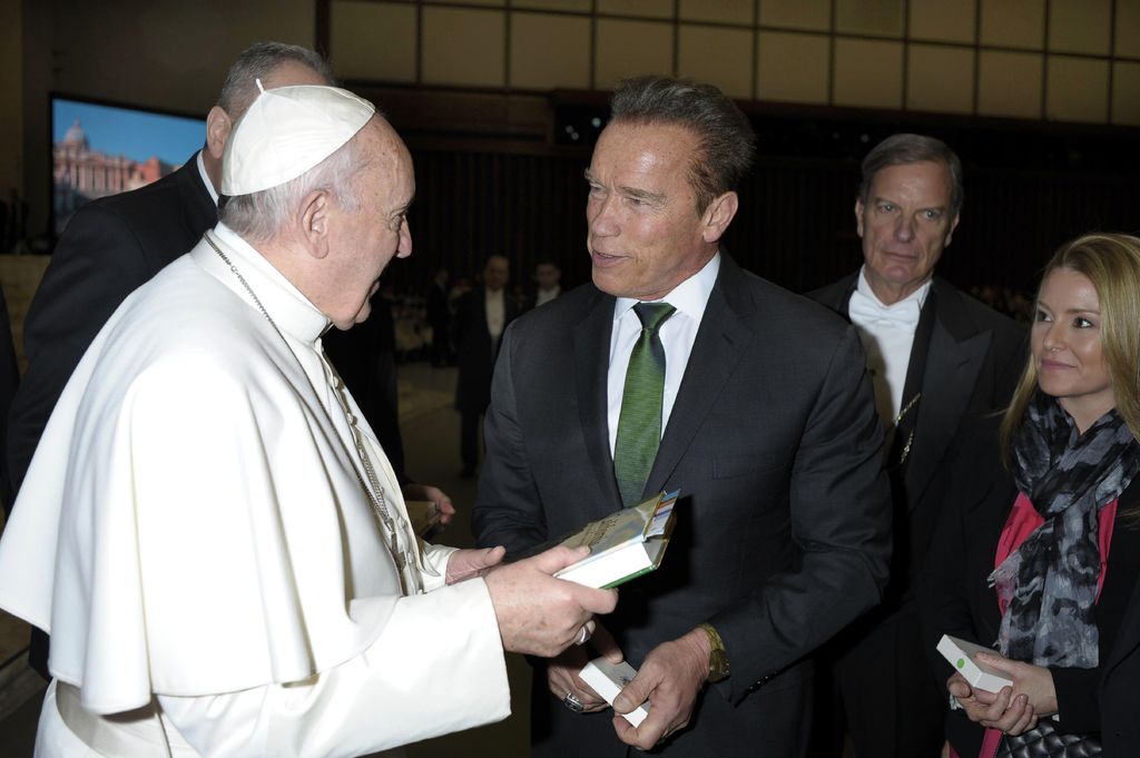 Arnold Schwarzenegger conoció al Papa Francisco en enero de 2025
