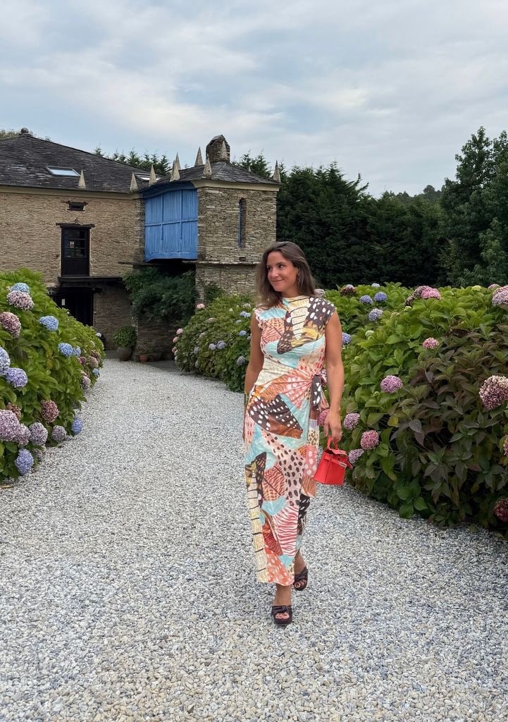 Marta Pombo en la boda de Alejandra Navarro
