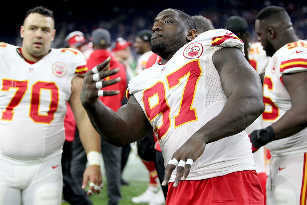 Allen Bailey, durante un partido con los Kansas City Chiefs