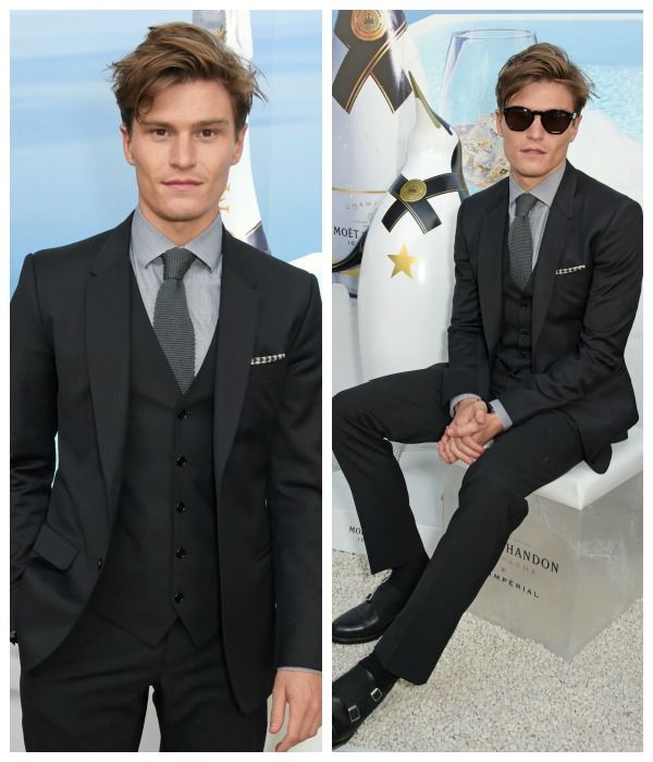 El futuro 'it-boy' Oliver Cheshire, en una fiesta de verano en Londres.
