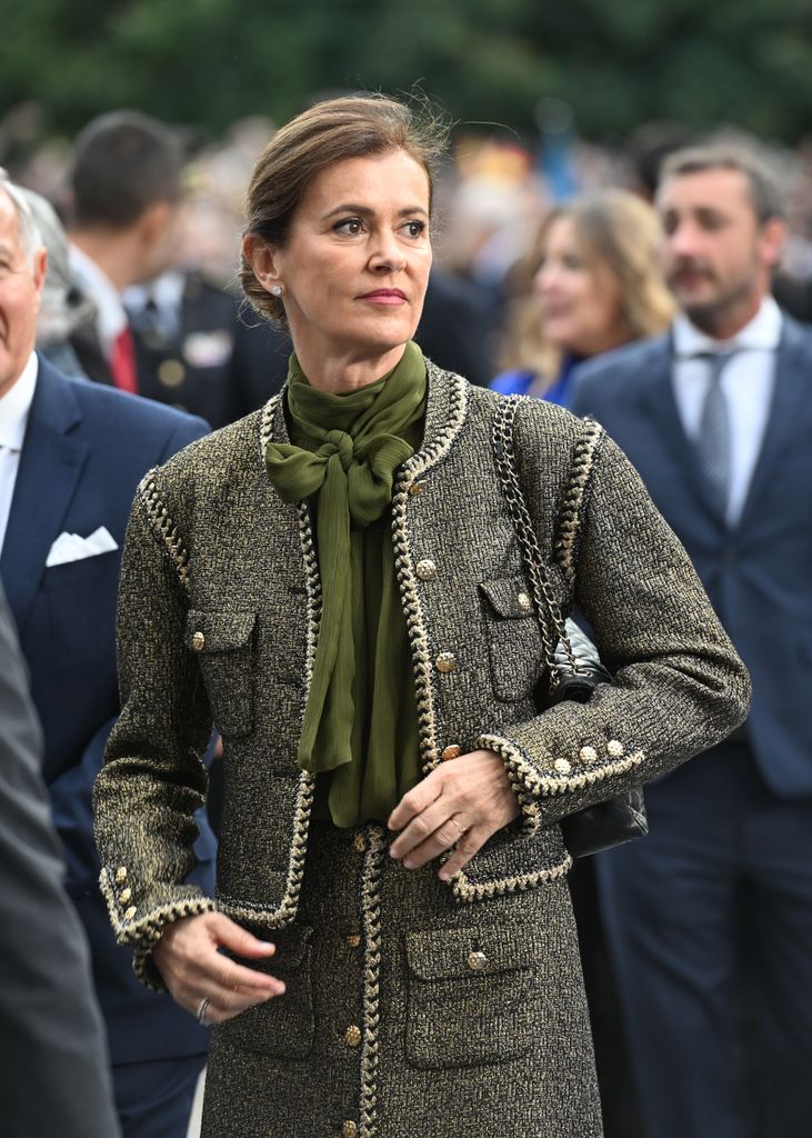 Nuria March entrando al Teatro Campoamor de Oviedo para celebrar los Premios Princesa de Asturias 2026