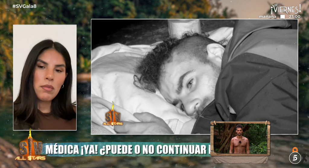 Asraf ha sufrido hipotensión y malestar general por una infección de garganta