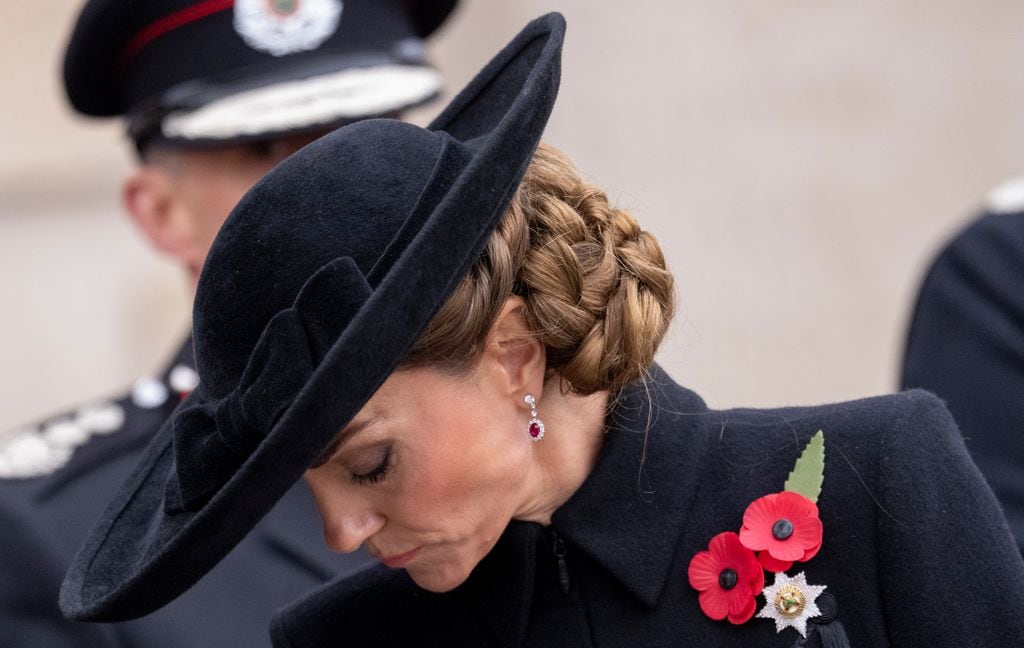 La princesa de Gales, Kate Middleton, en el Armistice Day, 2025.