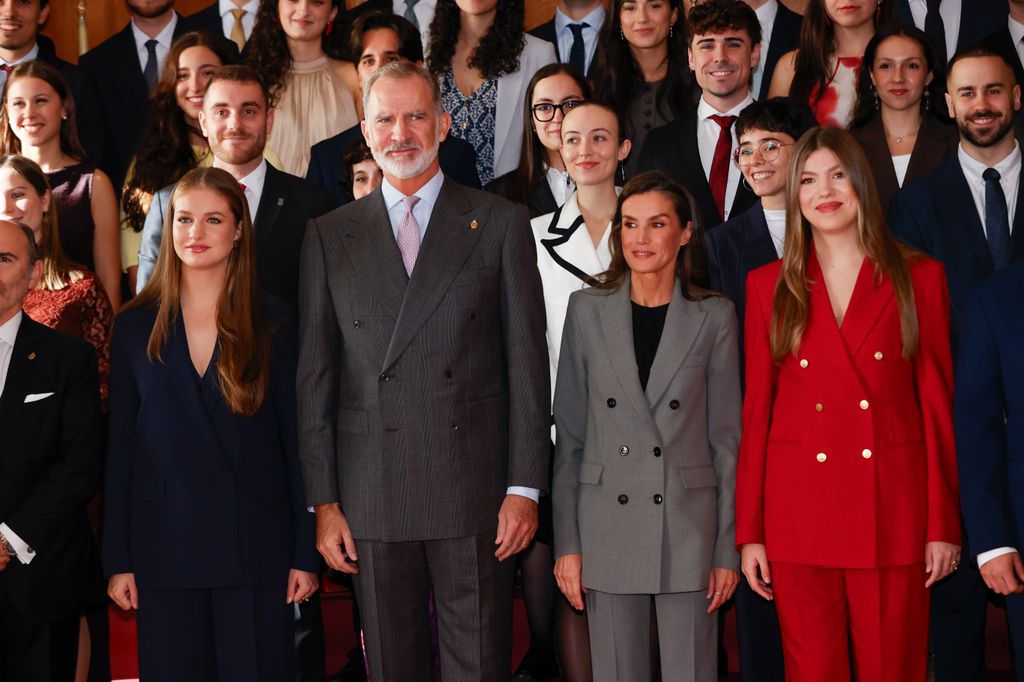 Familia Real en las recepciones de los Premios Princesa de Asturias