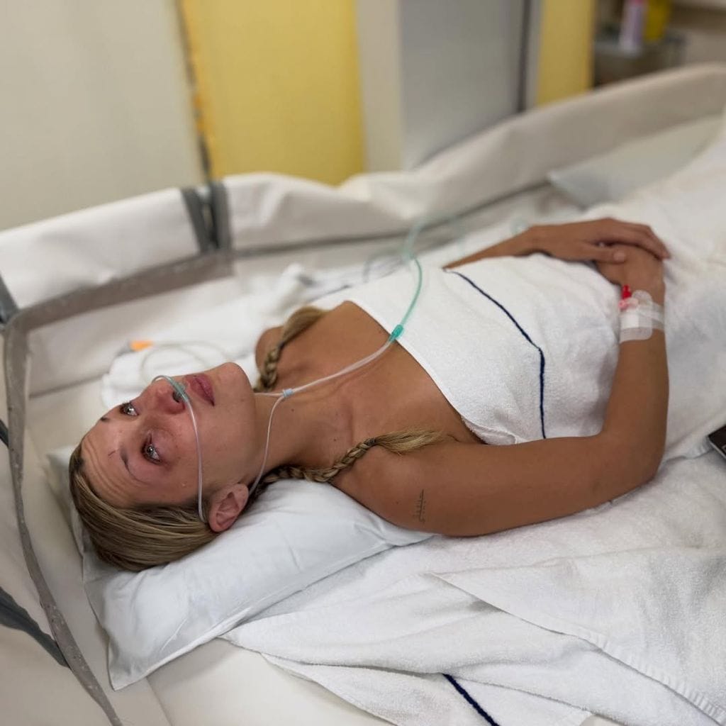 Las duras fotos de Bella Hadid en el hospital