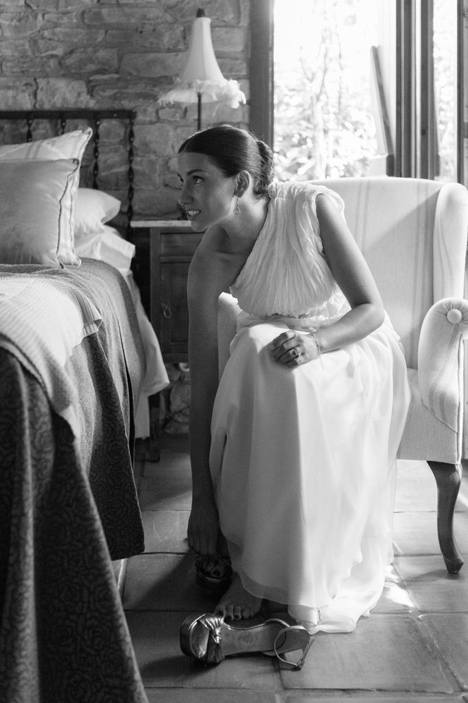 Sandalias metalizadas para novias