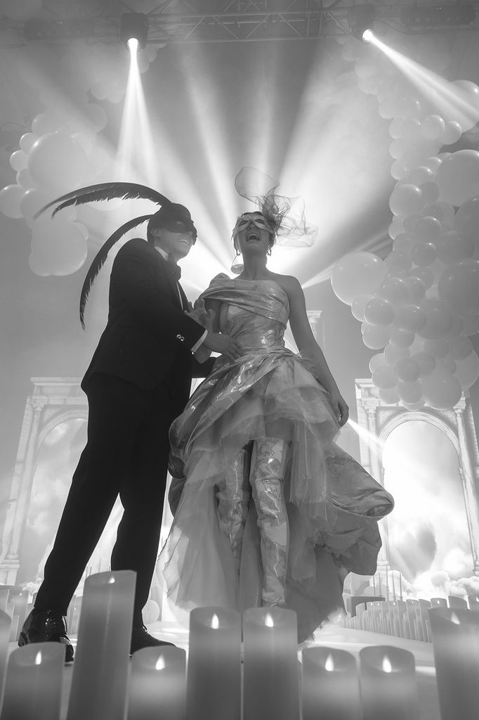 Boda con baile de máscaras