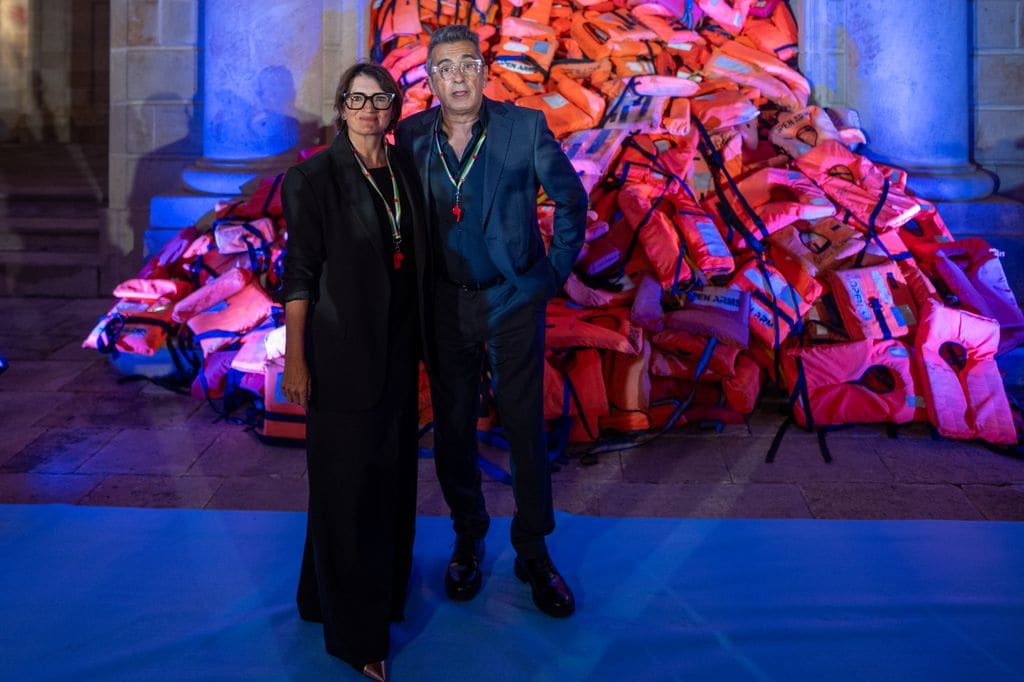 Silvia Abril y Andreu Buenafuente en el décimo aniversario de Open Arms