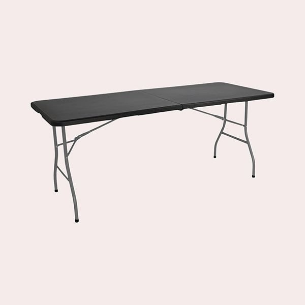 THINIA HOME Mesa Catering Plegable Portátil Rectangular