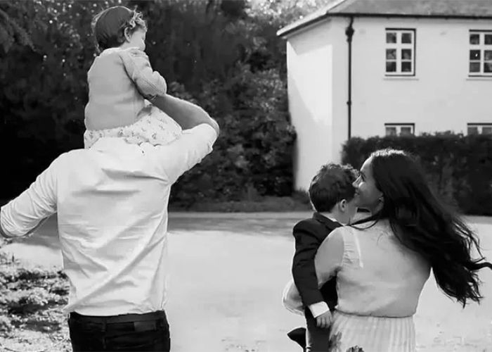 Los duques de Sussex y sus hijos