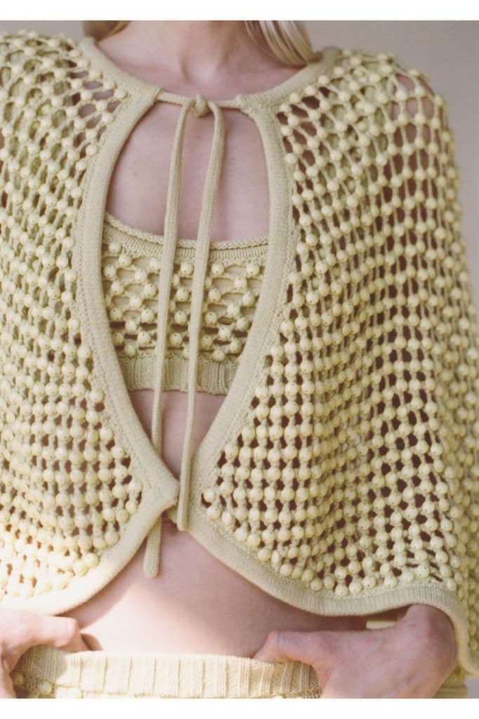 La especialidad de la diseñadora es el crochet y se espera que lo integre a la marca.
