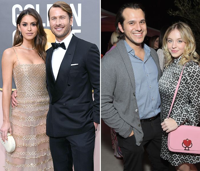Sydney Sweeney y Glen Powell con sus respectivas parejas
