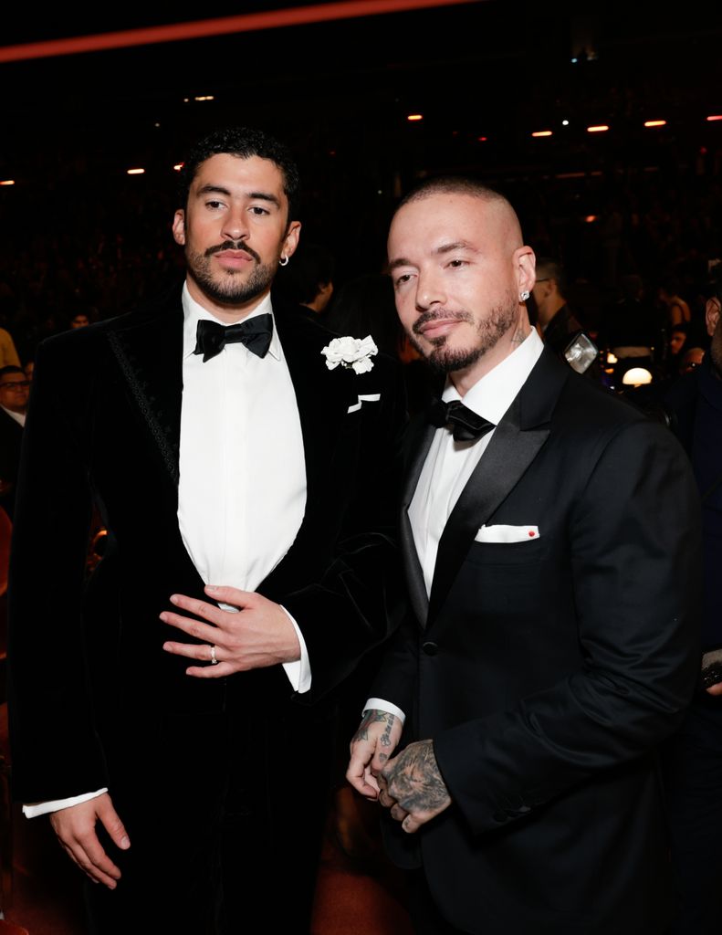 Bad Bunny y J Balvin en los Grammy 2026