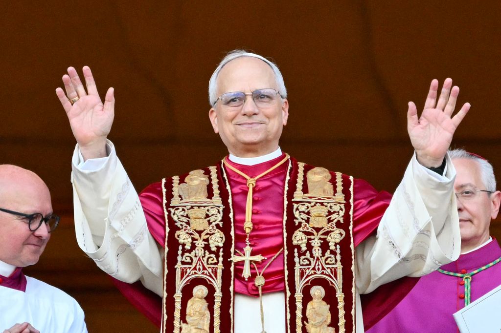 Papa Leo XIV, Robert Prevost en el balcón del Vaticano