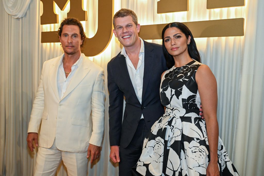 Matthew McConaughey, Wes Gordon y Camila Alves
