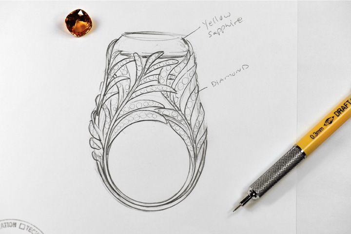 Boceto anillo Tiffany & CO