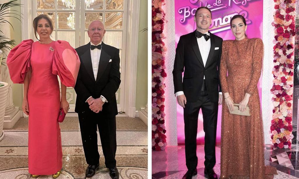 
A la izquierda, el doctor Juan Peñas y Carmen Pérez Olmedo. A la derecha, la hija del matrimonio, Carmen Peñas, y su marido, Álvaro Delicado.
