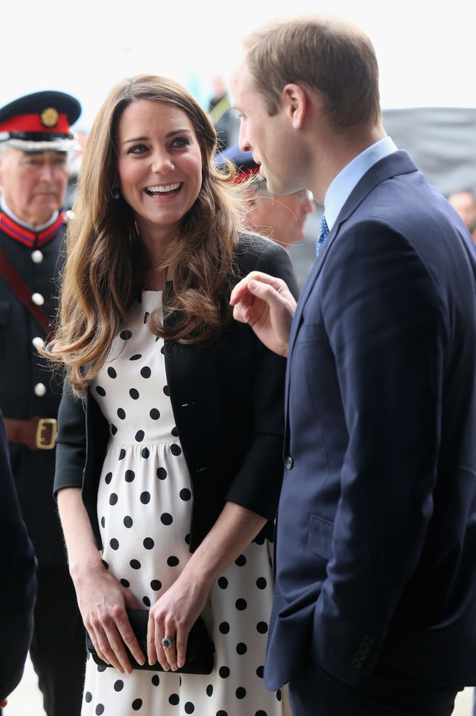 Kate, entonces Duquesa de Cambridge, durante su embarazo en 2013.