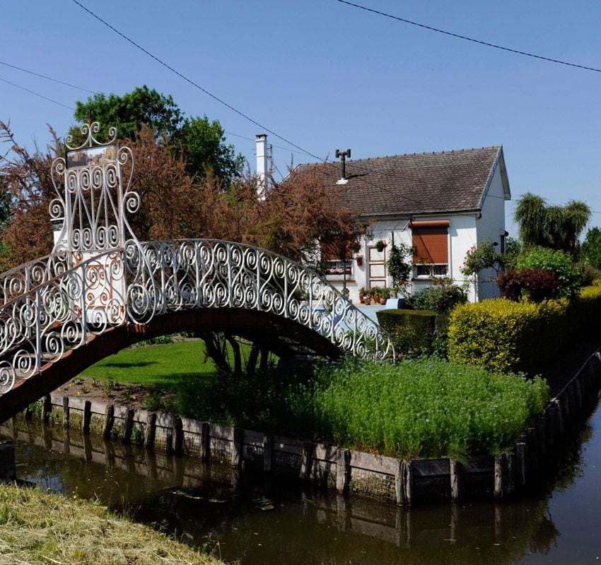 Jardines flotantes de Amiens